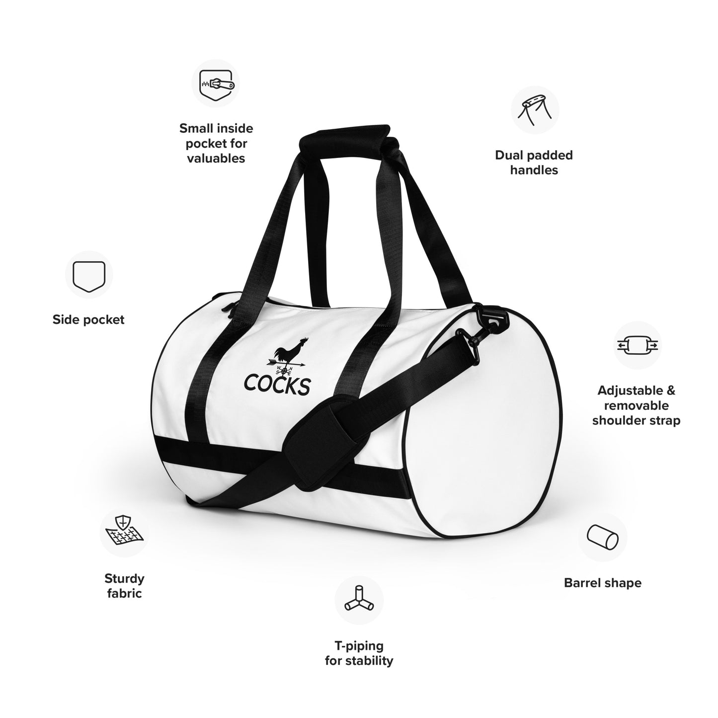 Cocks Gym Bag