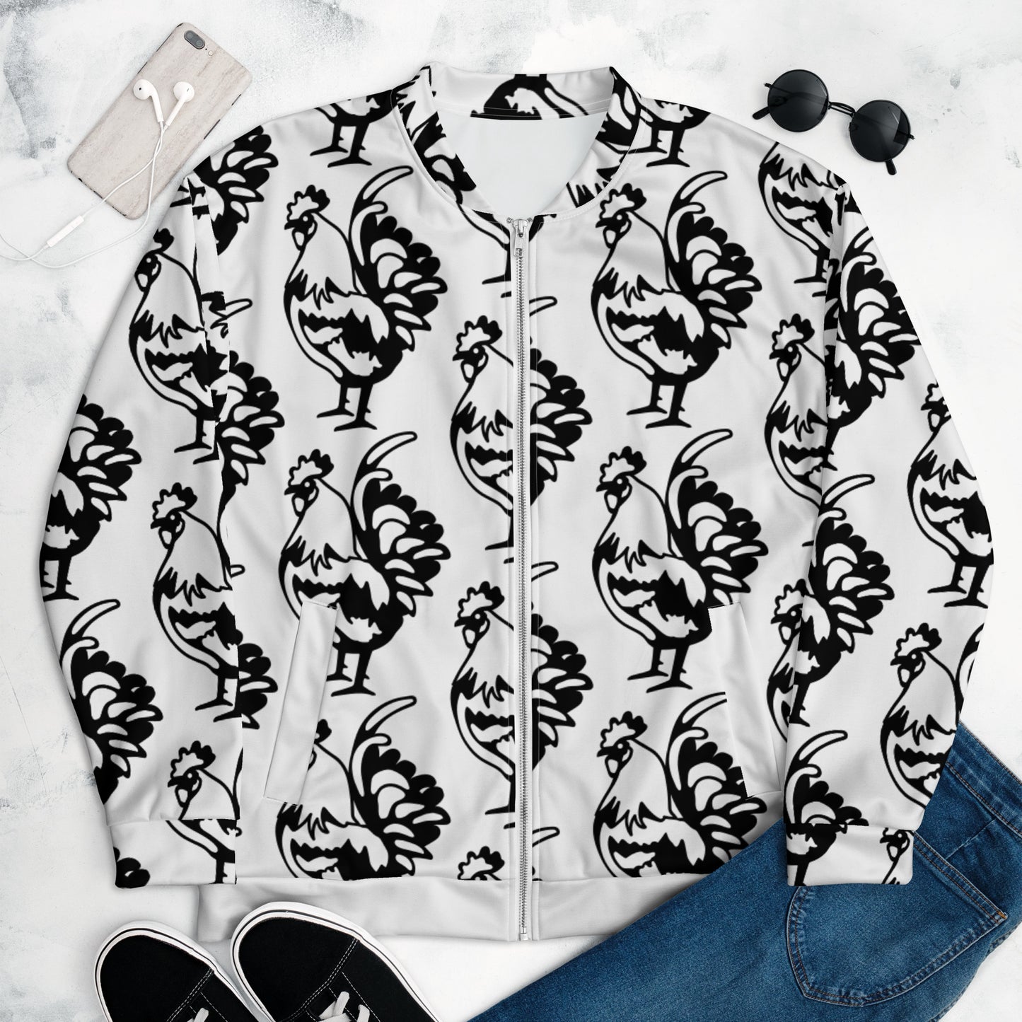 Cocks Unisex Bomber Jacket