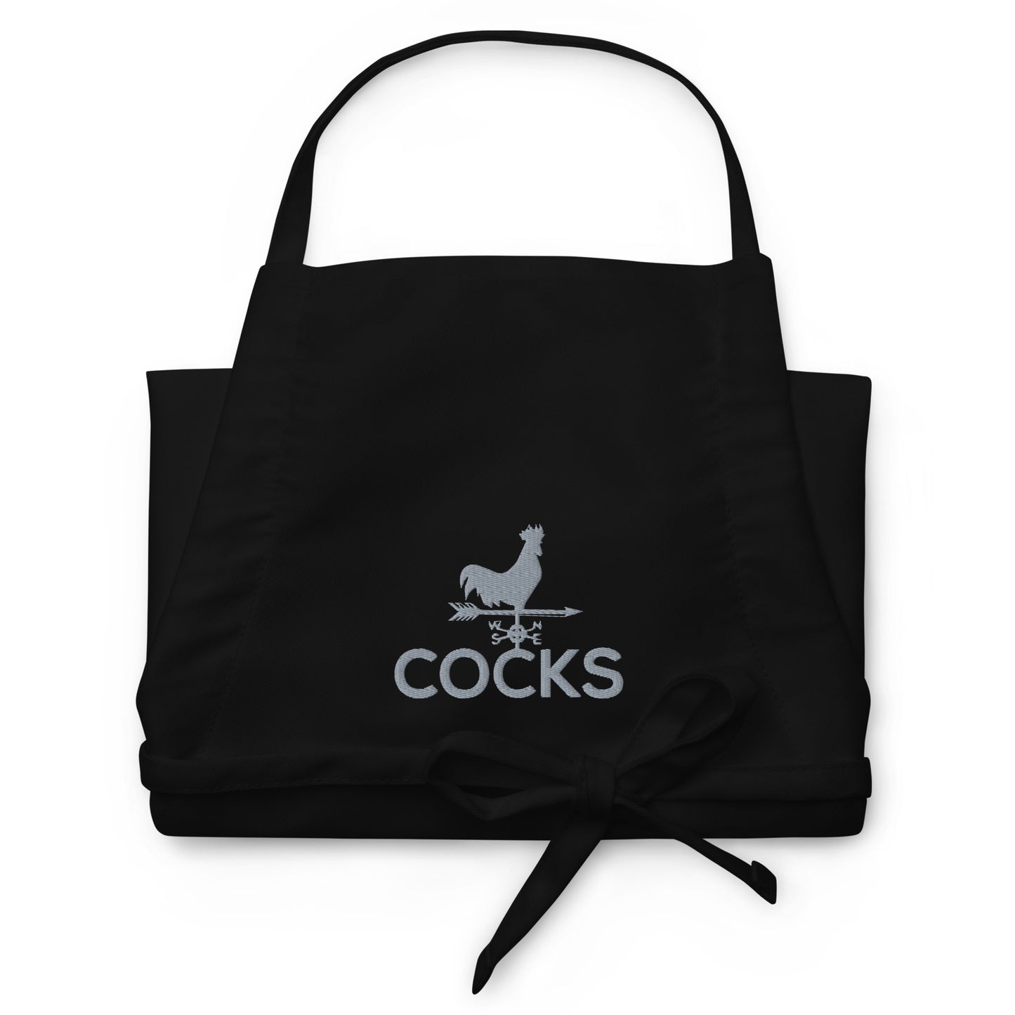 Cocks Embroidered Apron
