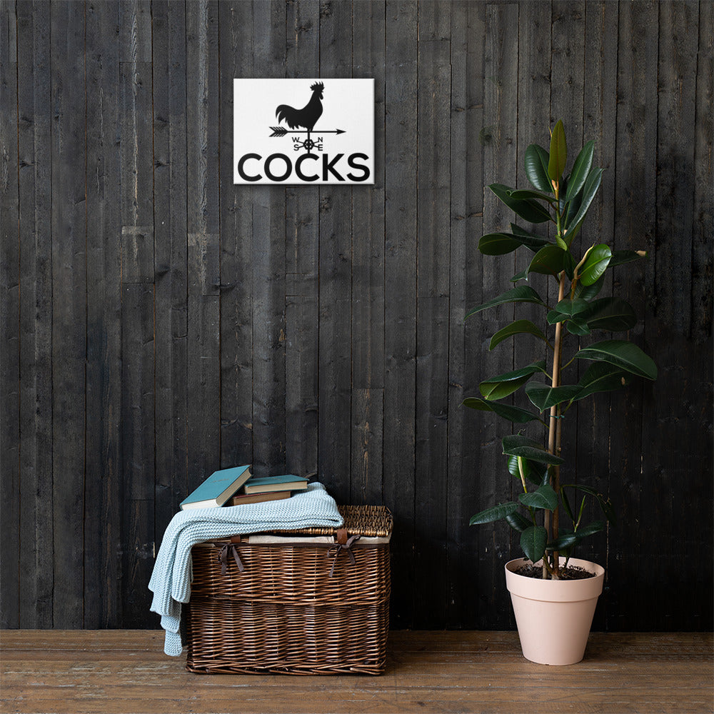 Cocks Canvas