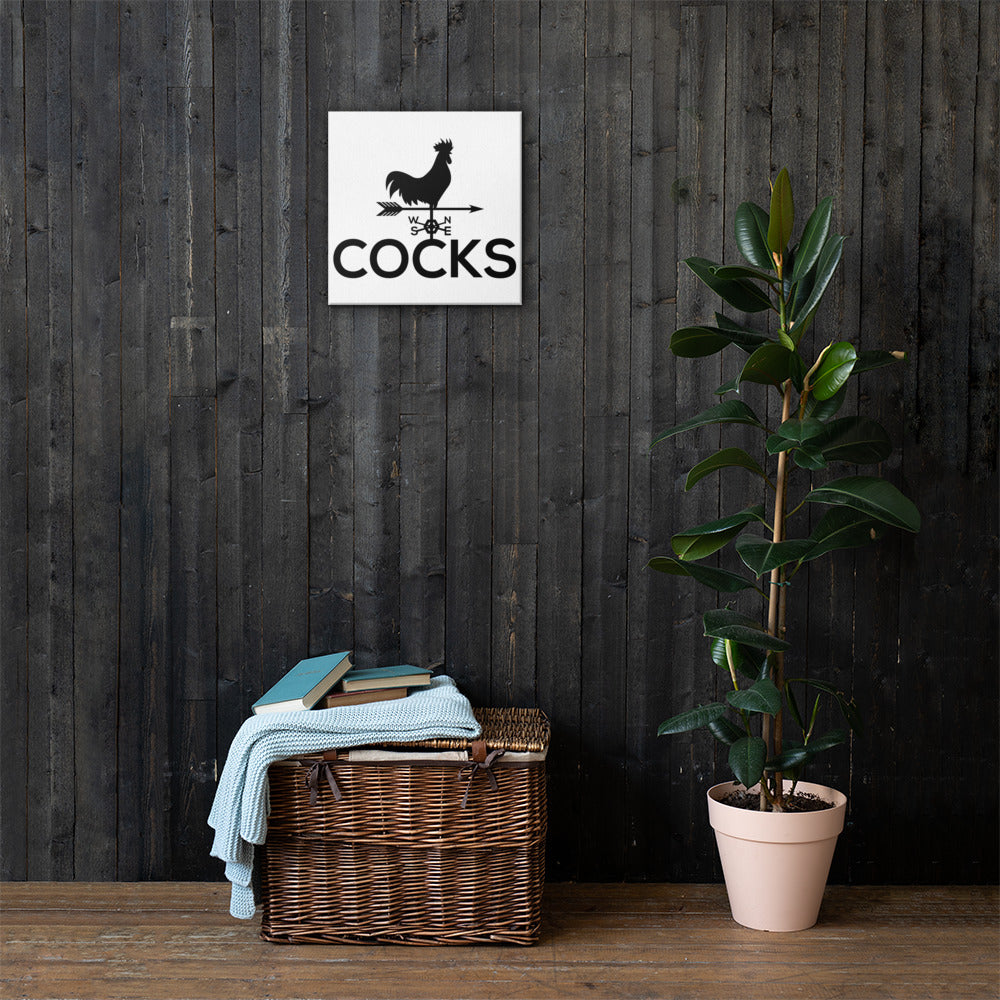 Cocks Canvas
