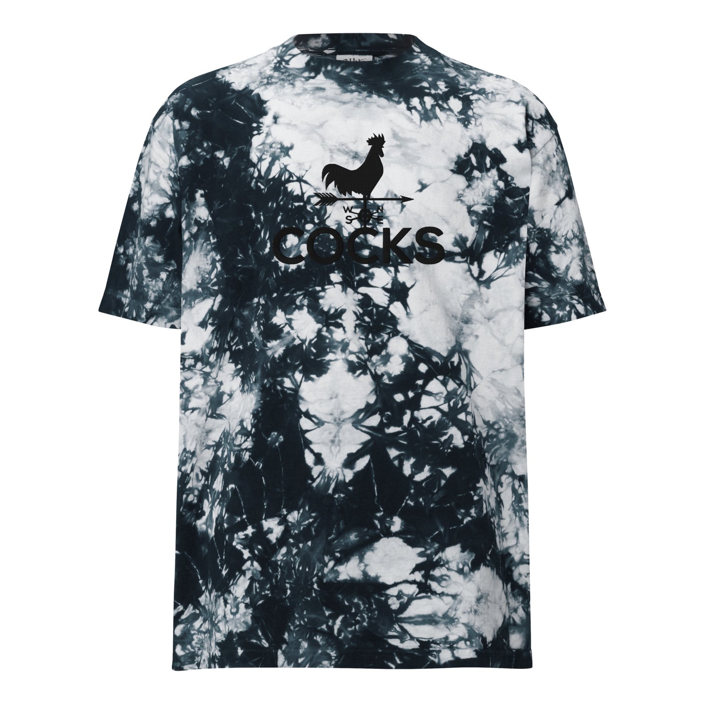 Cocks Oversized Tie-Dye T-Shirt