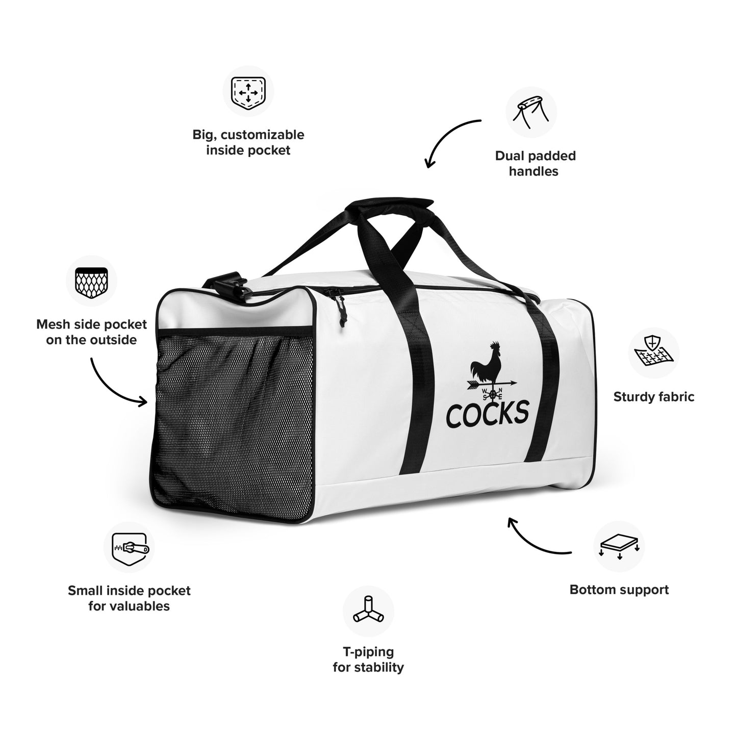 Cocks Duffle Bag