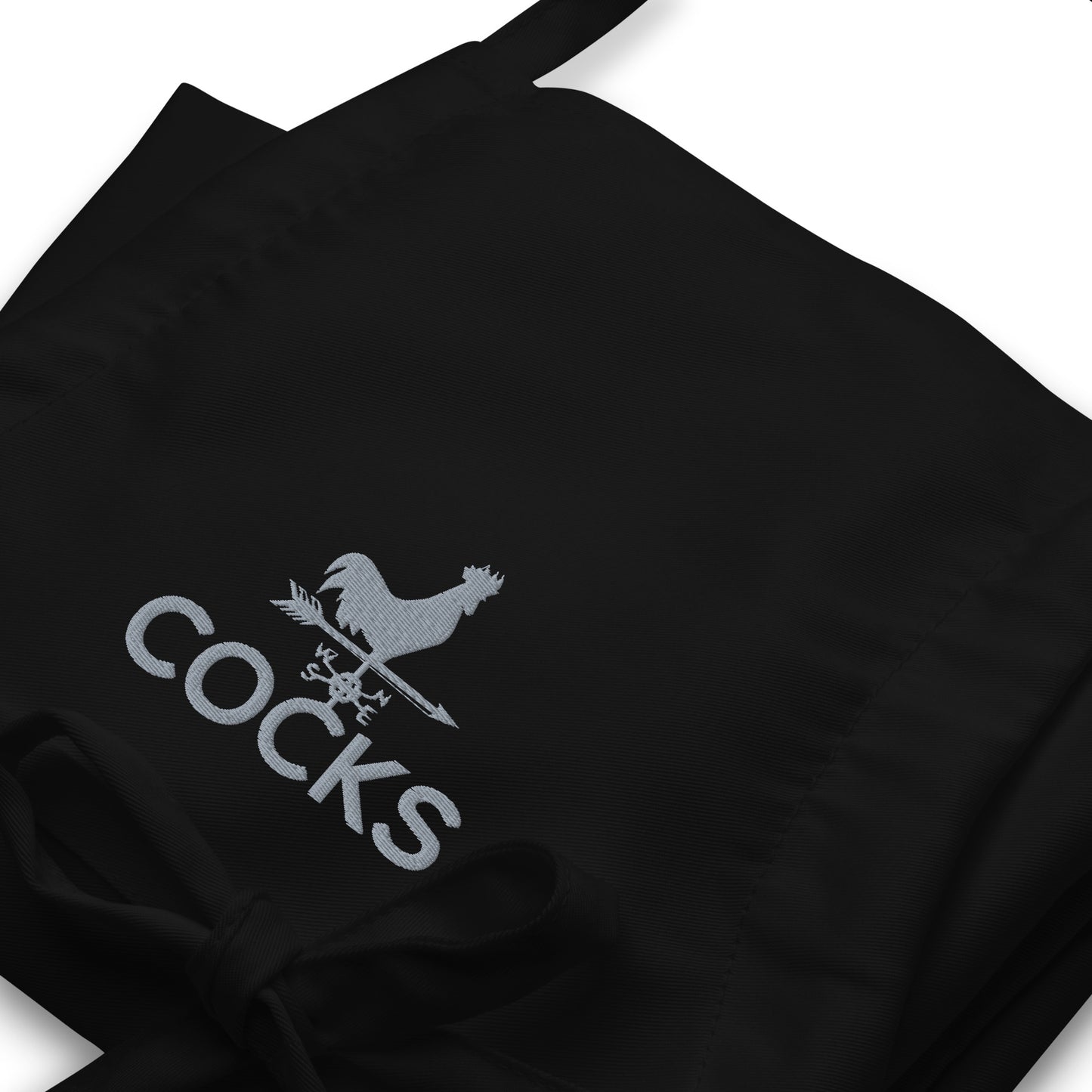 Cocks Embroidered Apron