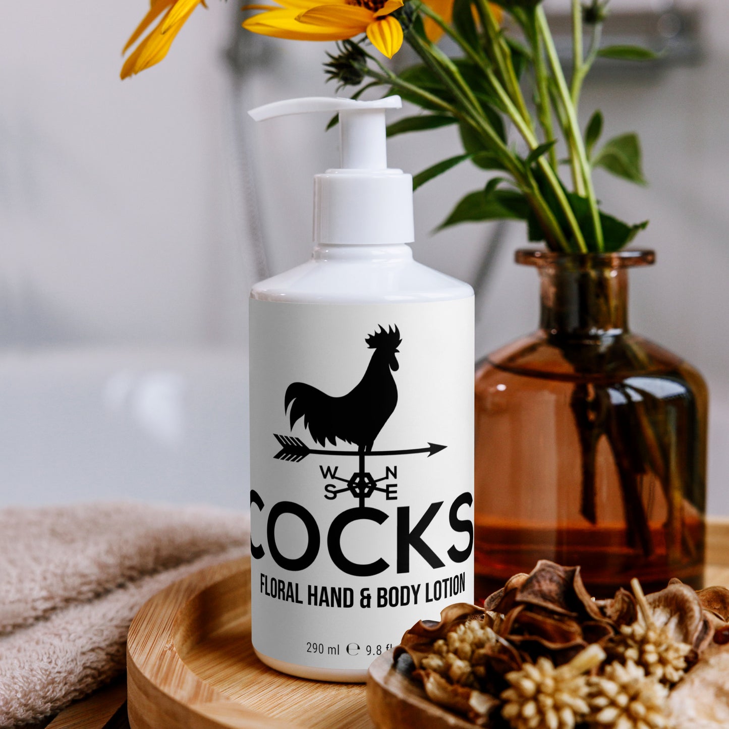 Cocks Floral Hand & Body Lotion