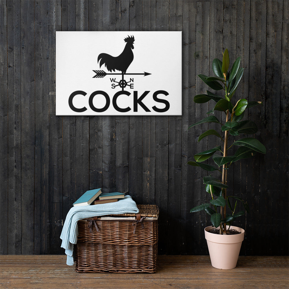 Cocks Canvas