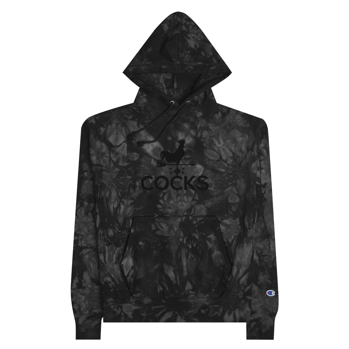 Unisex Cocks Champion Tie-Dye Hoodie